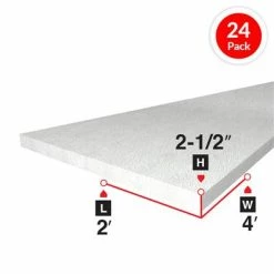 Best Pirce 💯 Bead Board 2-1/2 In. X 2 Ft. X 4 Ft. Rigid Foam Board Insulation (24-Piece) ❤️