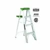 Outlet 🎉 LOUISVILLE AS4004 4 Ft. Aluminium Step Ladder With 225 Lb. Load Capacity Type II Duty Rating 🔔