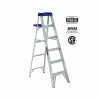 New 🌟 LOUISVILLE AS2106 6 Ft. Aluminium Step Ladder With 250 Lb. Load Capacity Type I Duty Rating ⭐
