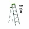 Flash Sale 😍 LOUISVILLE AS4006 6 Ft. Aluminium Step Ladder With 225 Lb. Load Capacity Type II Duty Rating ✔️
