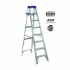 Outlet ✔️ LOUISVILLE AS2108 8 Ft. Aluminium Step Ladder With 250 Lb. Load Capacity Type I Duty Rating 🌟