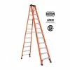 Hot Sale 🌟 LOUISVILLE FS1412HD 12 Ft. Heavy-Duty Fibreglass Step Ladder With 375 Lb. Load Capacity Type IAA Duty Rating 🥰