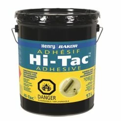 Brand new 🌟 Henry Bakor BK103621 17-Litre Hi-Tac Rubber-Based Construction Adhesive & Primer For Self-Adhered BlueSkin Membrane 😉