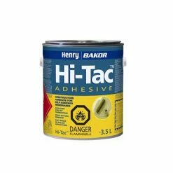 Discount 🤩 Henry Bakor BK103658 3.5-Litre Hi-Tac Rubber-Based Construction Adhesive & Primer For Self-Adhered BlueSkin Membrane ❤️