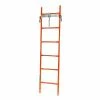 Hot Sale 🎁 DuraDrive 6 Ft. Orange Scaffold Ladder With Bracket And Clamp 👍