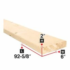 Cheap 🎁 2 In. X 6 In. X 92-5/8 In. Spruce Lumber 😀