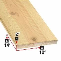 Discount 🎁 2 In. X 12 In. X 14 Ft. Spruce Lumber 🔥