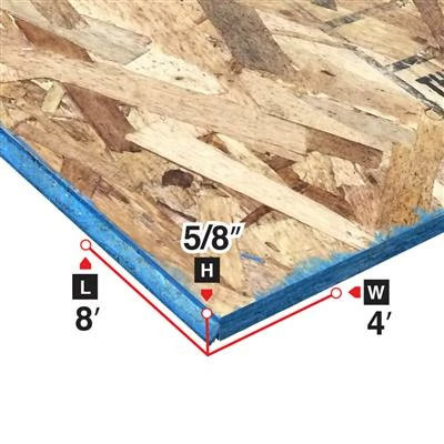 Discount ๐ 5/8 In. X 4 Ft. X 8 Ft. Tongue And Grooved OSB Oriented Strand Board ๐