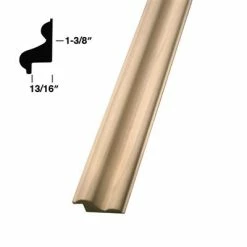 Best deal 👍 Alexandria Moulding 13/16 In. X 1-3/8 In. X 12 Ft. Solid Poplar Panel Mould PC 🎉