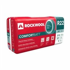 Hot Sale 🔥 ROCKWOOL COMFORTBATT R22 5.5 In. X 23 In. X 47 In. Wood Stud Insulation 😍