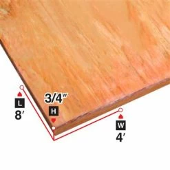 Promo 🎉 3/4 In. X 4 Ft. X 8 Ft. Fire-Resistant Treated Plywood 😀