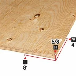 New ⭐ 5/8 In. X 4 Ft. X 8 Ft. Degrade Spruce Plywood 🤩