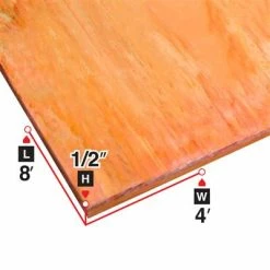 Deals 🎉 1/2 In. X 4 Ft. X 8 Ft. Fire-Resistant Treated Plywood 🧨