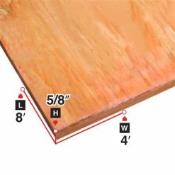 Brand new 🥰 5/8 In. X 4 Ft. X 8 Ft. Fire-Resistant Treated Plywood ⌛