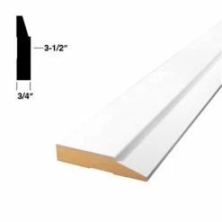 Best reviews of 🛒 Taiga T158E 3/4 In. X 3-1/2 In. Primed MDF Step Bevel Casing 🛒