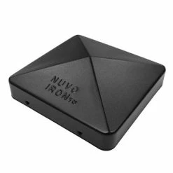 Best Sale 🎁 Nuvo Iron PCP12BLK 5-1/2 In. X 5-1/2 In. Black Aluminum Wooden Fence And Gate Easy Cap Pyramid Post Cap 🔥