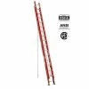 Outlet 🤩 WERNER D6232-2CA 32 Ft. Fibreglass D-Rung Multi-Section Extension Ladder With 300 Lb. Load Capacity Type IA Duty Rating ✔️